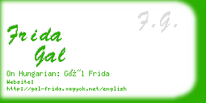 frida gal business card